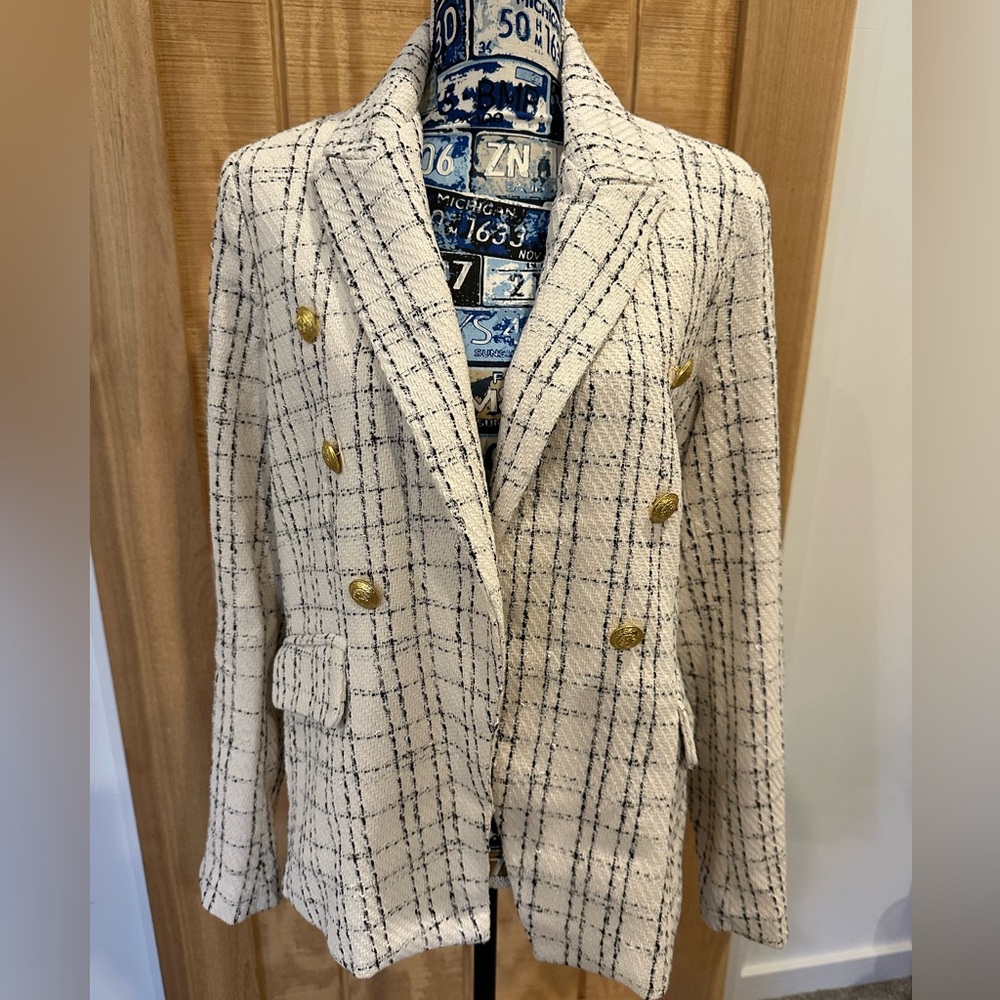 Anthropologie Tweed Bishop + Young Blazer